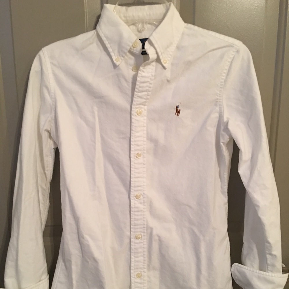 Women's Ralph Lauren Polo White Button Down